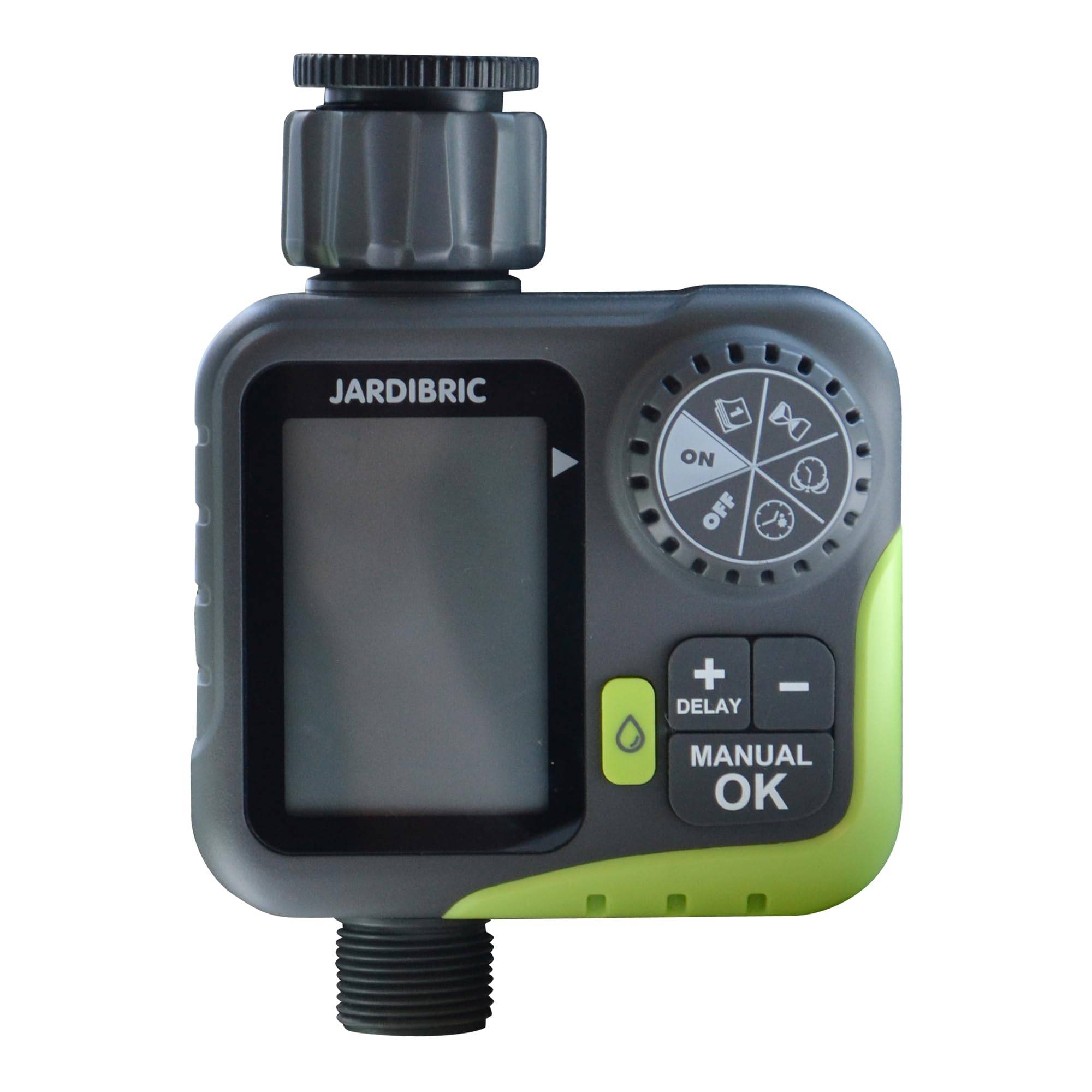 Jardibric - Jardibric - Programmateur Arrosage Digital avec Débitmètre - Minuteur Arrosage Automatique 1320 L/h Suivi Consommation Eau - Image 5