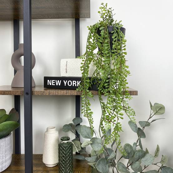 Ligne Deco - Plante succulente retombante artificielle 40/60cm lot de 3 - Image 6