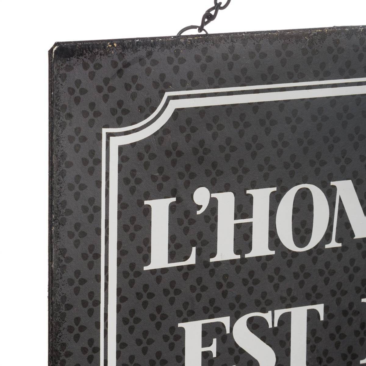 Atmosphera - Plaque "Leodie" 28x18cm - Atmosphera Créateur d'intérieur - Imagen 2