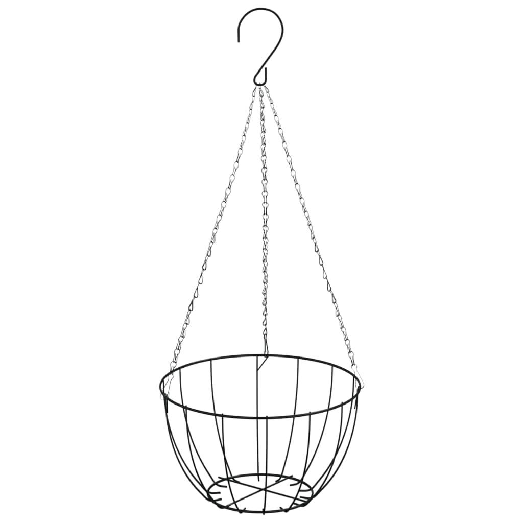 PANGIVO - Supports de panier suspendu et jardinières acier noir 40 x 40 x 63 cm - PANGIVO - Image 5