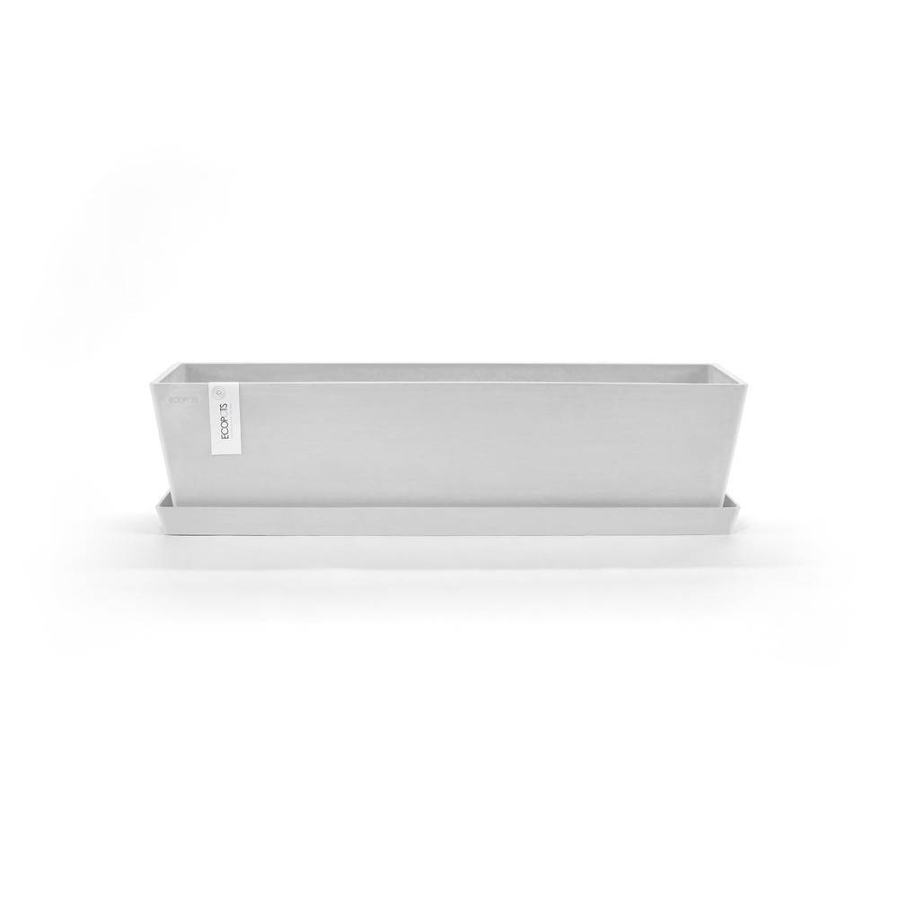 Ecopots - Pot Bruges 80 Pure White ECOPOTS - Imagen 1