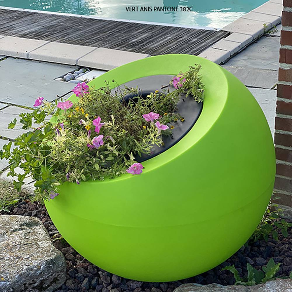 Pot de fleurs sphérique xxl dolce vita 300l-lot de 2 - Image 2