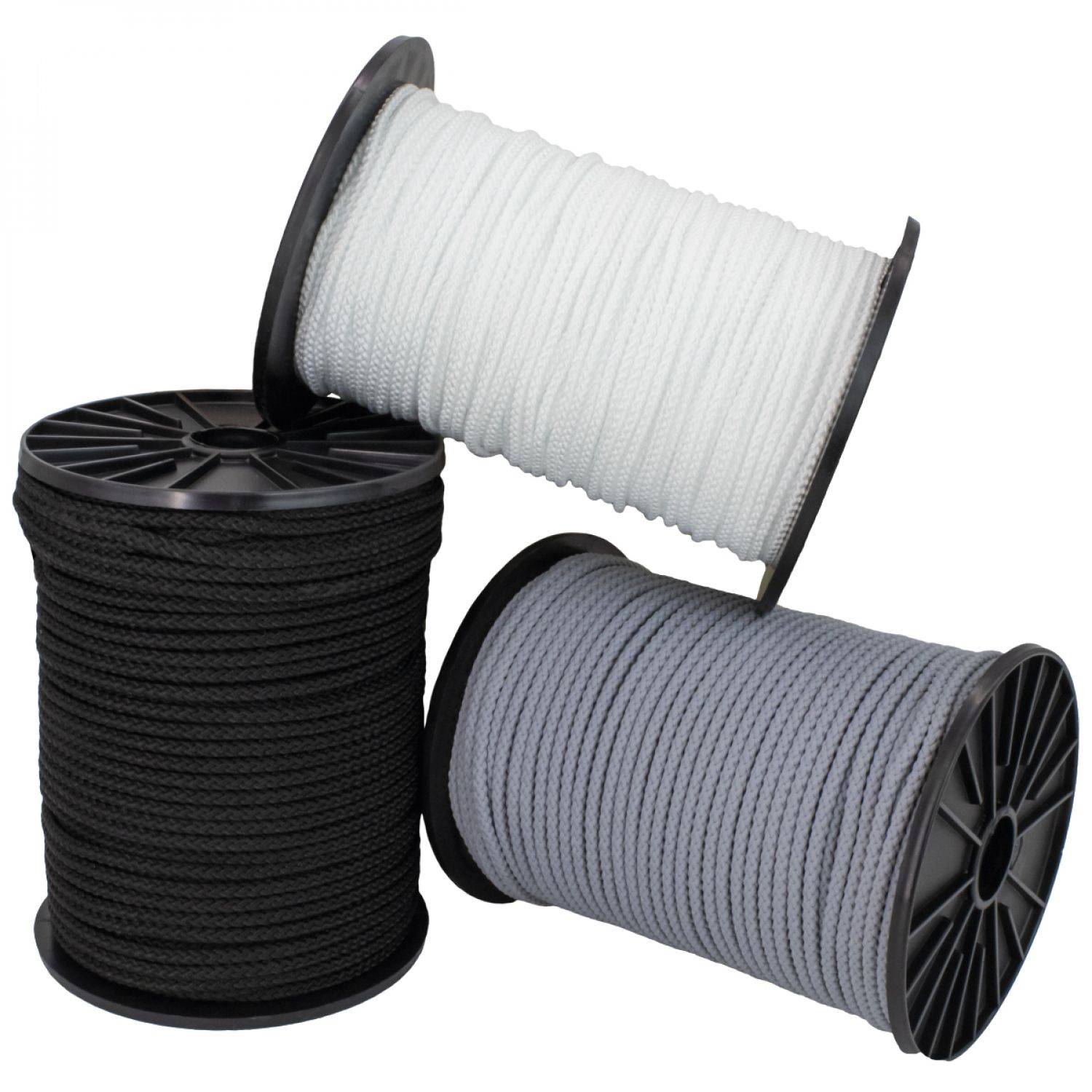Linxor - Bobine de corde tressée 4 mm x 100 m - Noir - Linxor - Imagen 3