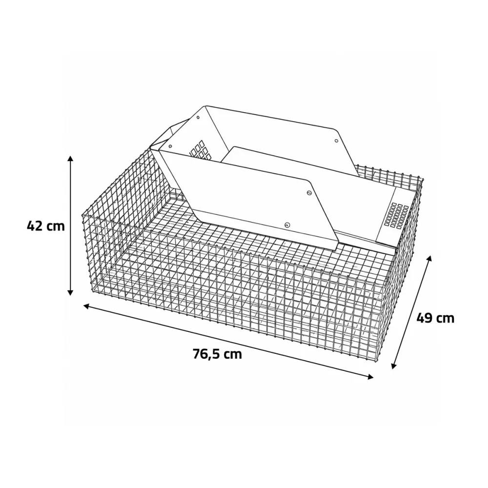 Cage Catiche Hénon multiprise pour ragondins et rats musqués - Image 6