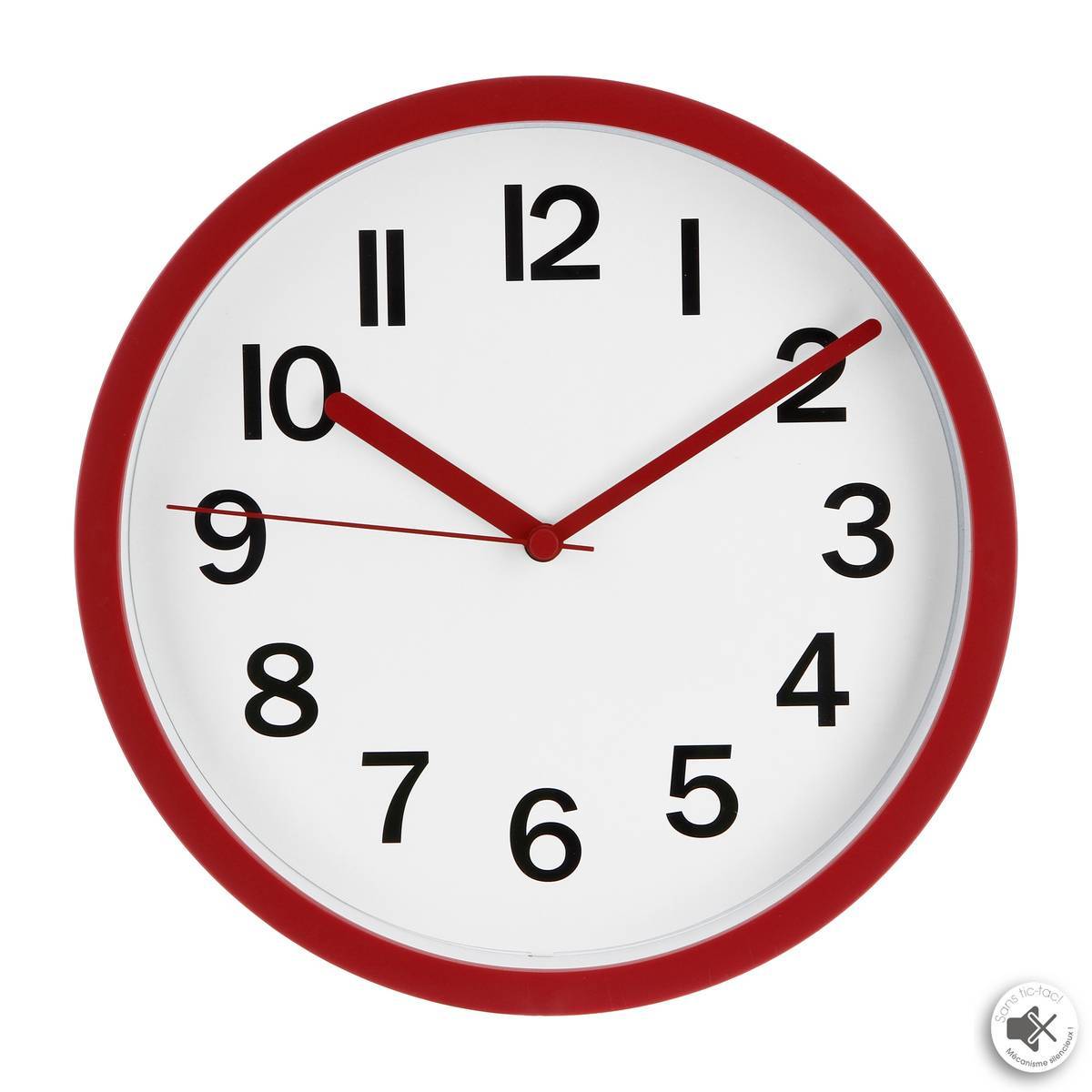Atmosphera - Horloge "Loly" en plastique D22cm - Atmosphera Créateur d'intérieur - Image 1