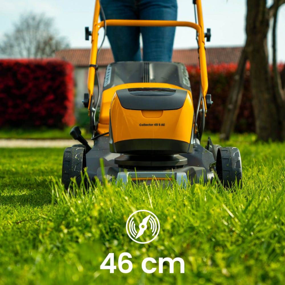 Stiga - Tondeuse Collector 48 S AE Kit, batterie 48V 5Ah, largeur 46 cm - STIGA - Image 8