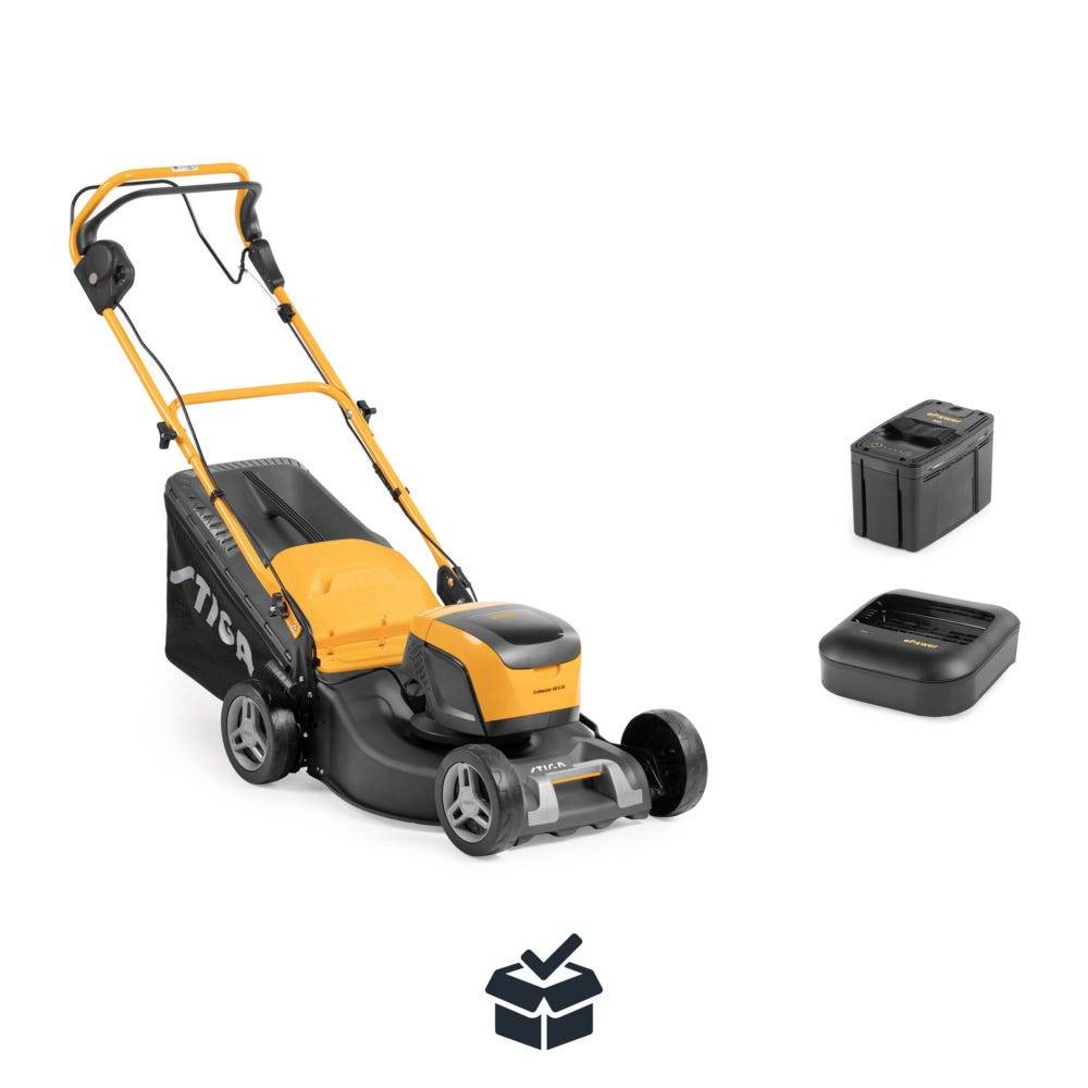 Stiga - Tondeuse Collector 48 S AE Kit, batterie 48V 5Ah, largeur 46 cm - STIGA - Image 10