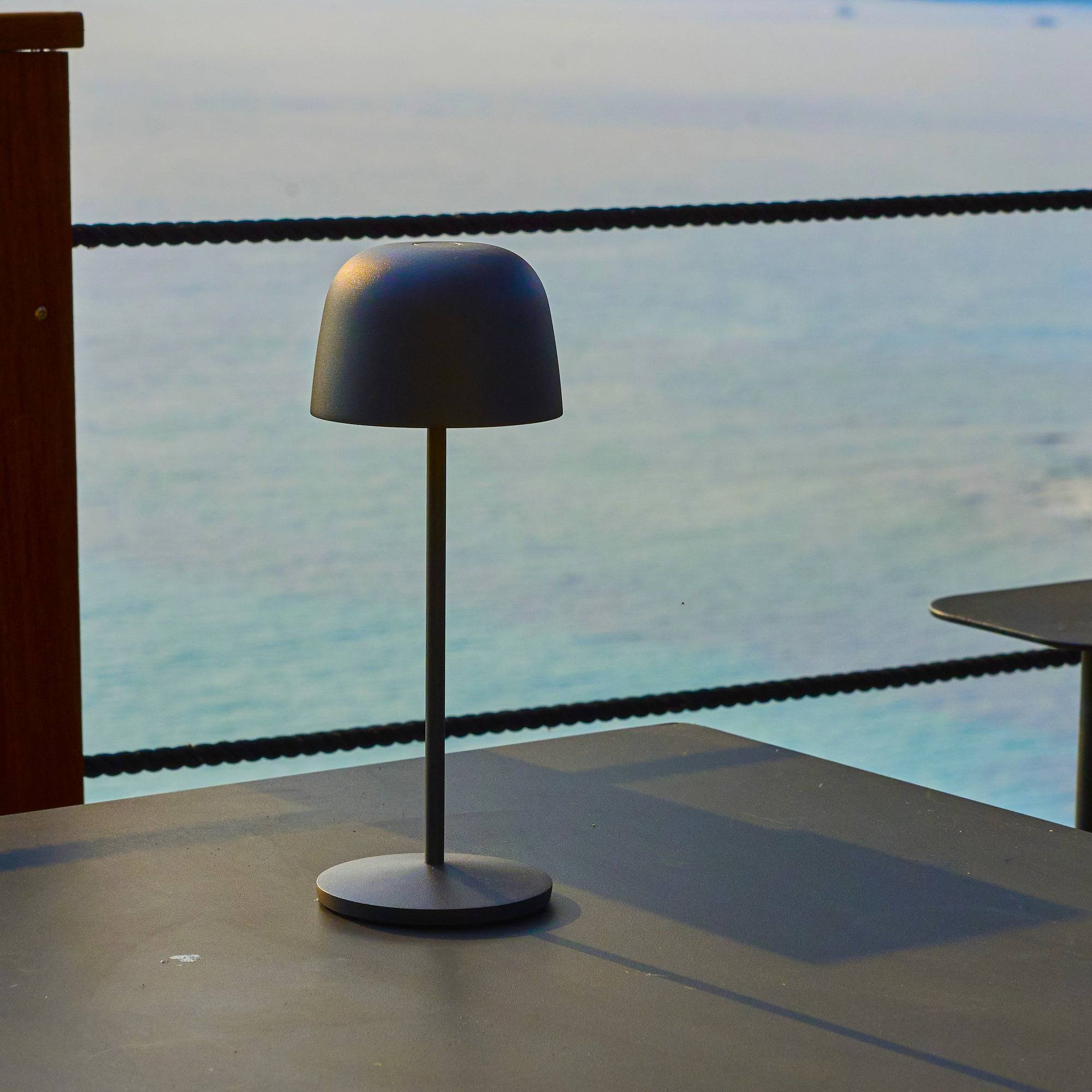 Lumisky - Lampe de table sans fil SOPHIA Gris H28cm - Imagen 5