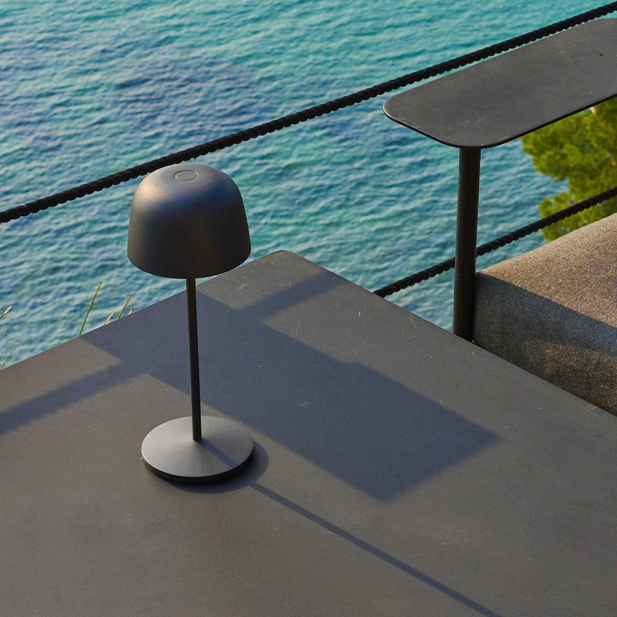 Lumisky - Lampe de table sans fil SOPHIA Gris H28cm - Imagen 3