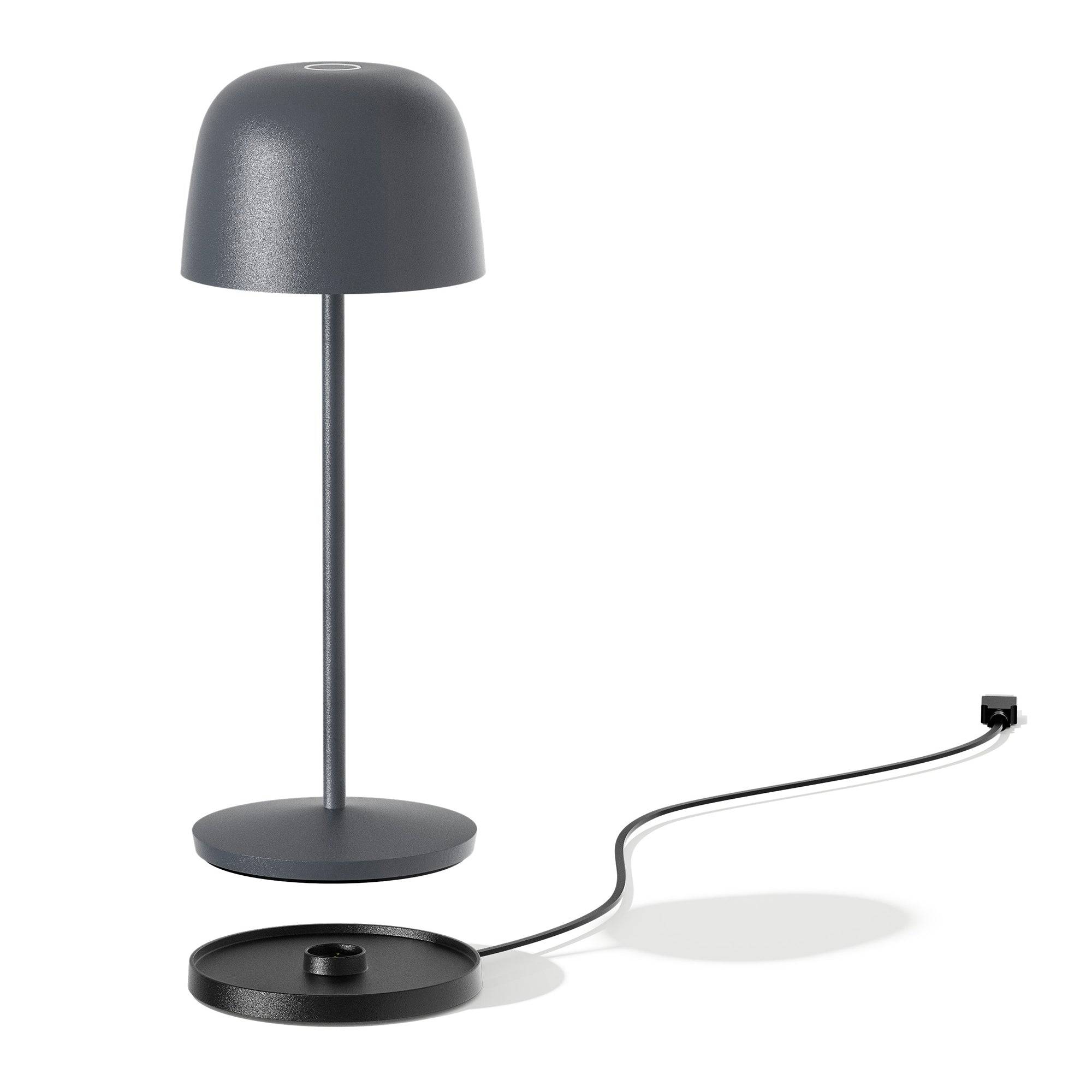 Lumisky - Lampe de table sans fil SOPHIA Gris H28cm - Imagen 8