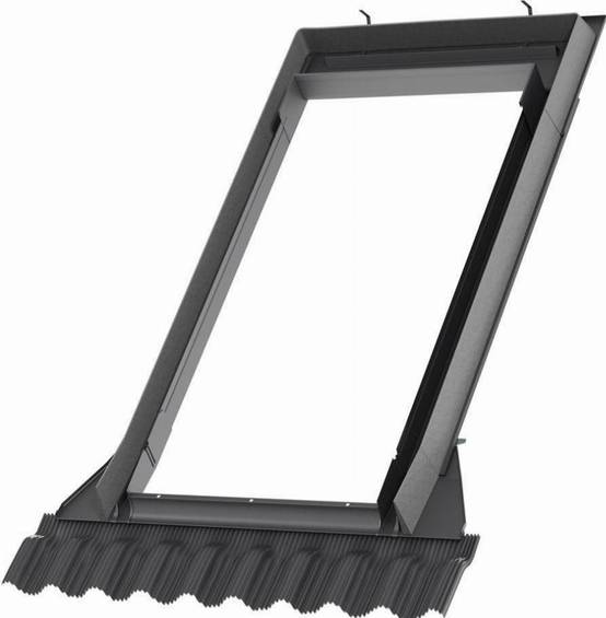 Raccord de remplacement Gris 78x118 cm VELUX tuile jusqu'à 120 mm de relief - EW MK06 0000