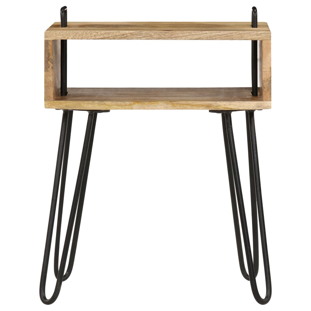 Vidaxl - Table de chevet Bois de manguier massif 40x34x47 cm - vidaXL - Imagen 1
