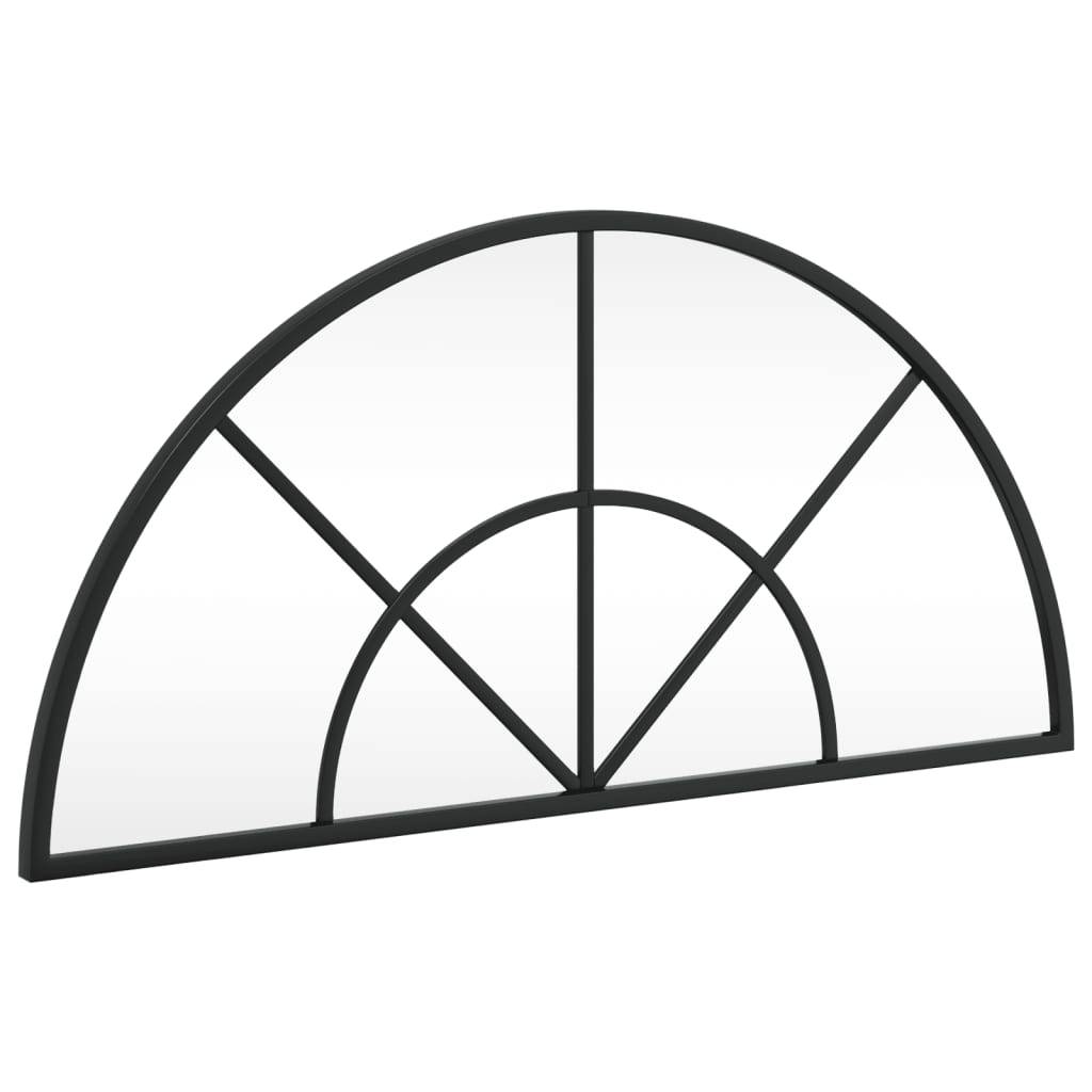 Maison Chic - Miroir mural noir 60x30 cm arche fer Maison Chic - Image 1