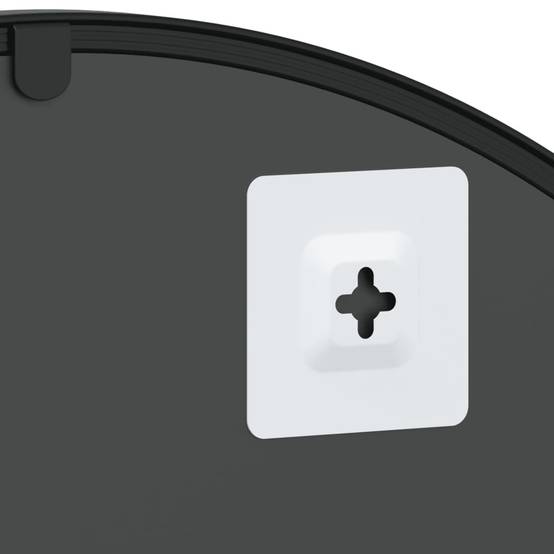 Maison Chic - Miroir mural noir 60x30 cm arche fer Maison Chic - Image 6