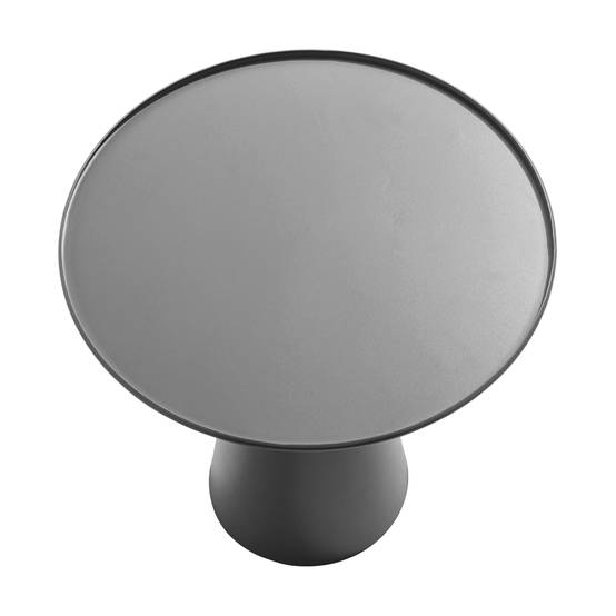 Oviala - Table basse ronde 50 cm en acier gris anthracite Gomba - Oviala - Imagen 5