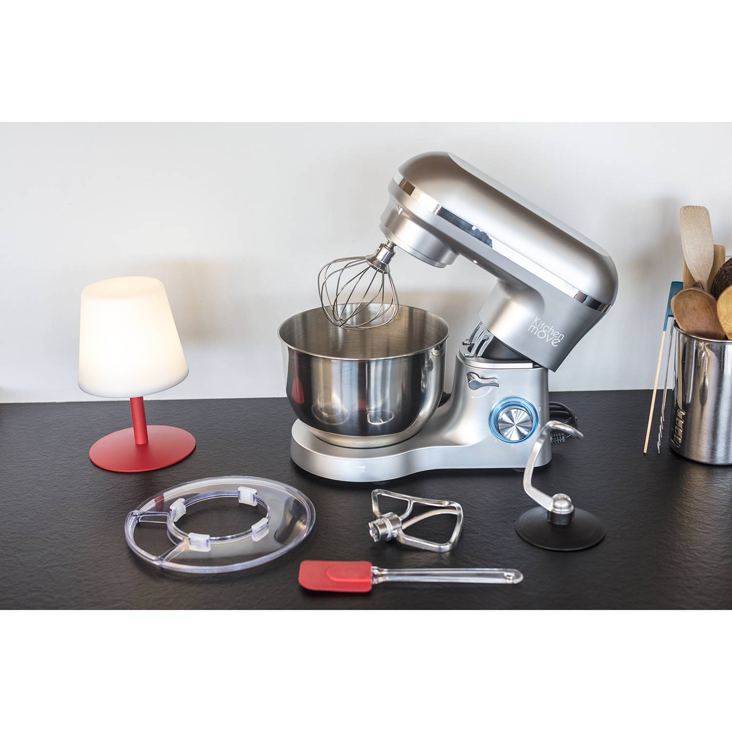Robot patissier multifonction 5.5l 1500w gris BAT-1518-N Kitchen Move - Image 5