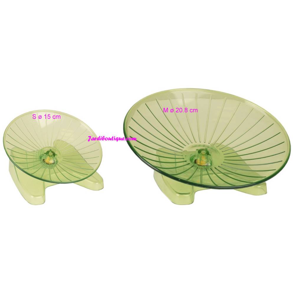 Flamingo - Plateau de course SUSIE ø 20.8 cm M vert pour rongeur - Imagen 4