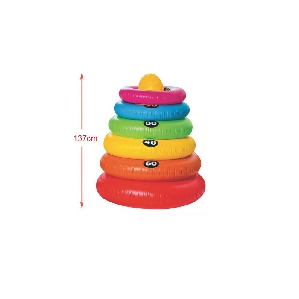 Pyramide d'anneaux jeux d'eau. - Imagen 2