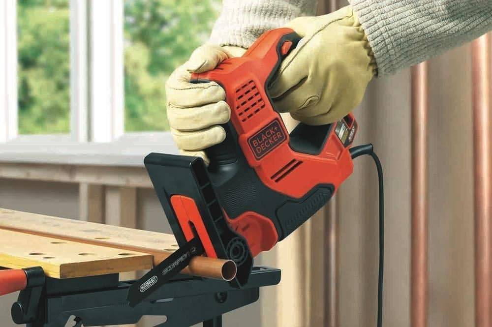 Black & Decker - Scie sabre filaireScorpion Autoselect - 500W - BLACK+DECKER - avec 3 lames - coffret - RS890K-QS - Image 5