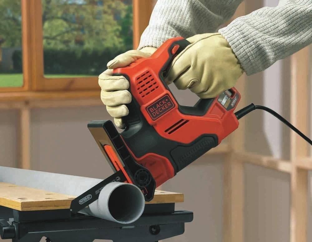Black & Decker - Scie sabre filaireScorpion Autoselect - 500W - BLACK+DECKER - avec 3 lames - coffret - RS890K-QS - Image 4