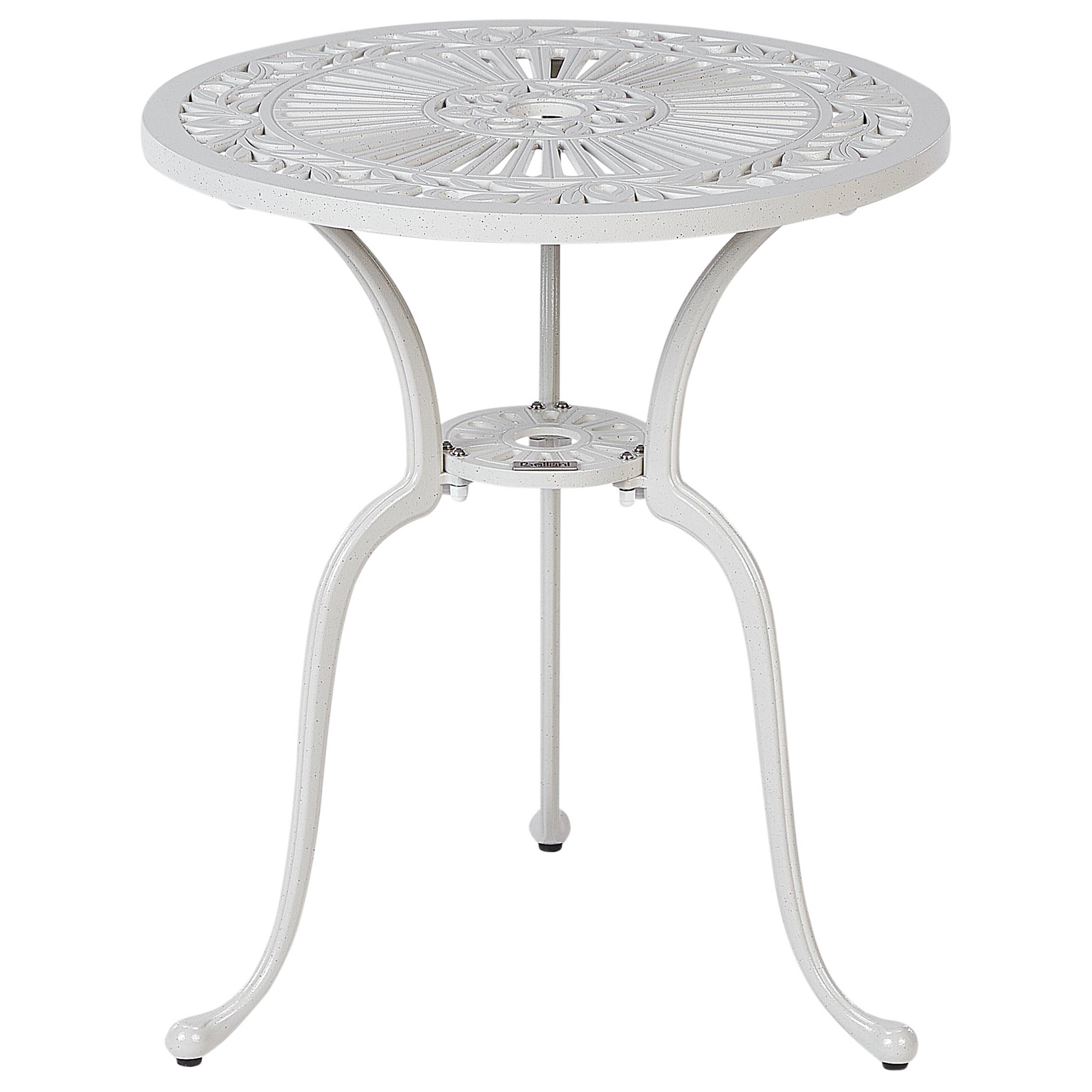 Beliani - Set de bistrot, 2 Personnes Aluminium Blanc cassé TRIORA/DASCIO - Beliani - Imagen 8