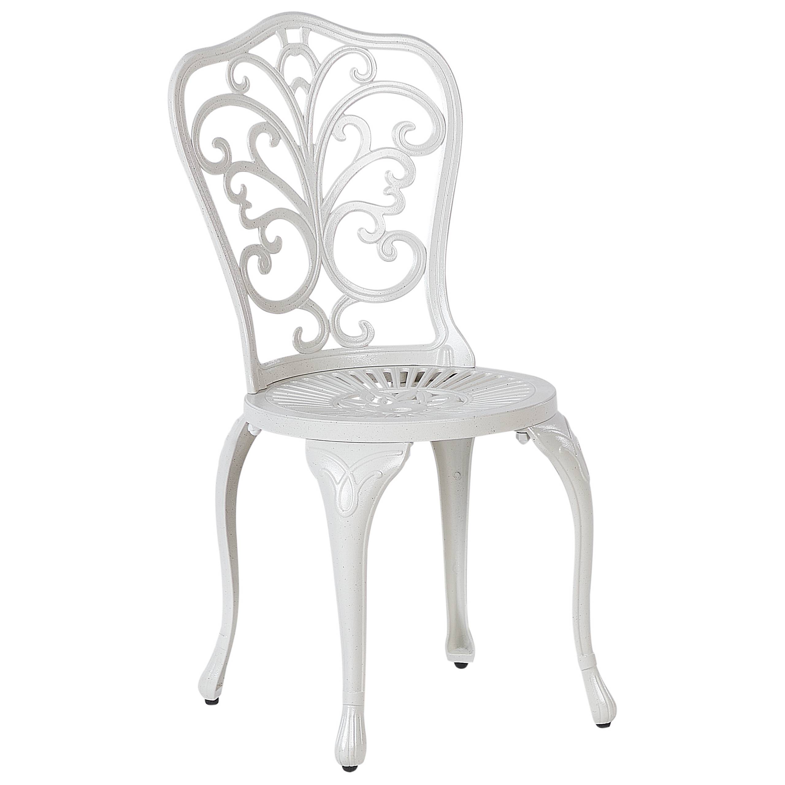 Beliani - Set de bistrot, 2 Personnes Aluminium Blanc cassé TRIORA/DASCIO - Beliani - Imagen 4