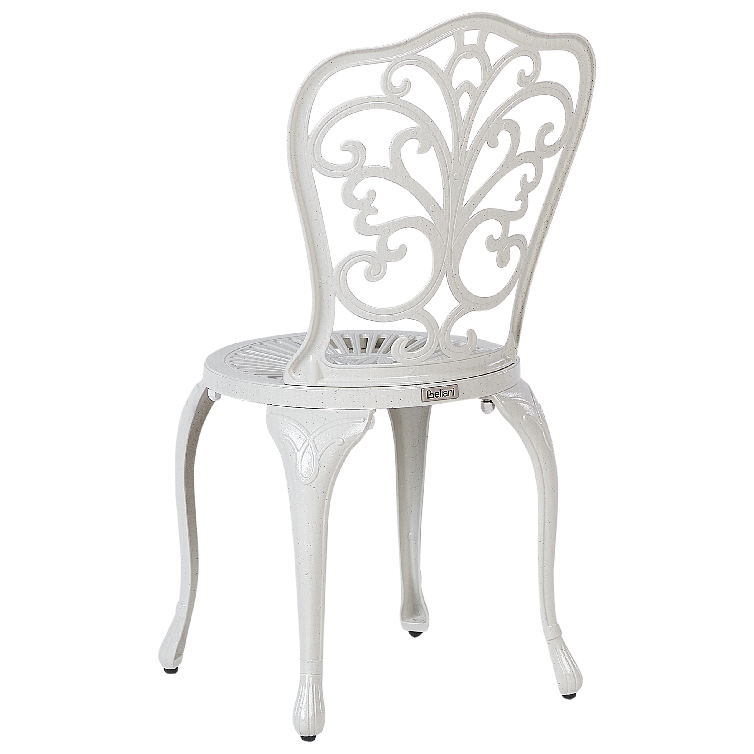 Beliani - Set de bistrot, 2 Personnes Aluminium Blanc cassé TRIORA/DASCIO - Beliani - Imagen 6