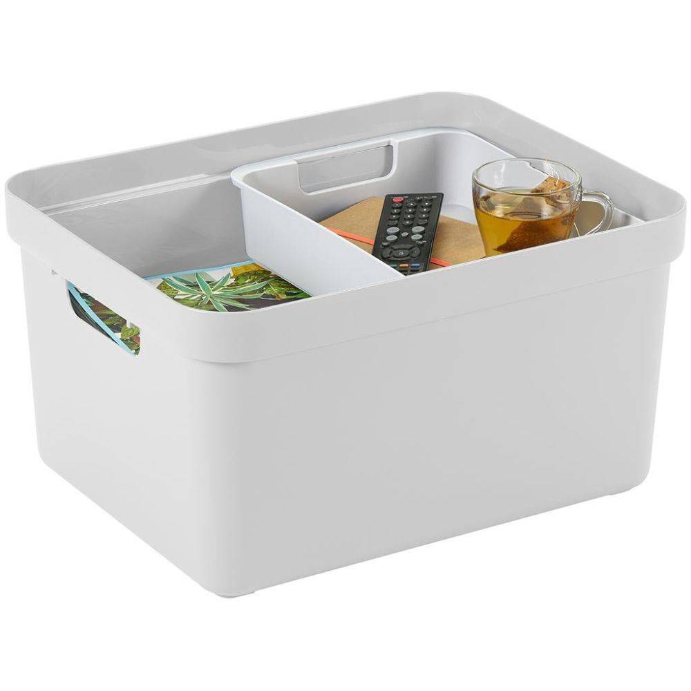 Sunware - Boite de rangement Sigma home Box 32 L (Lot de 3) Terracotta Sunware - Imagen 4