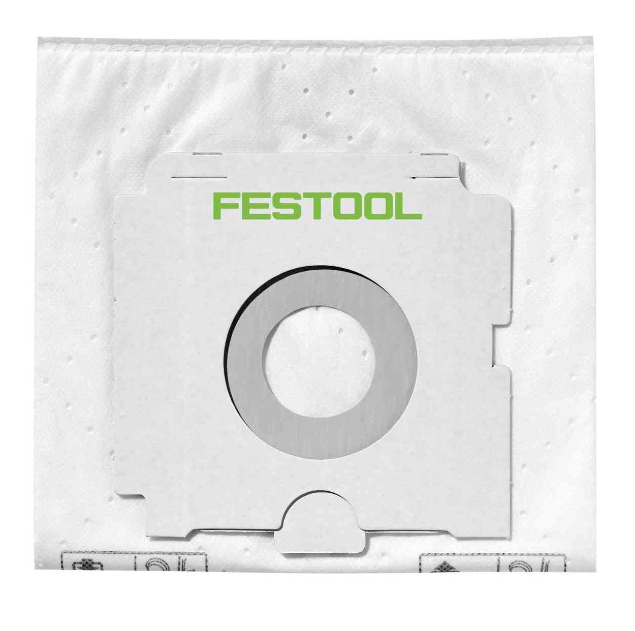 Sac filtre SELFCLEAN pour aspirateur FIS-CTL 26 de 5 pièces - FESTOOL - 496187
