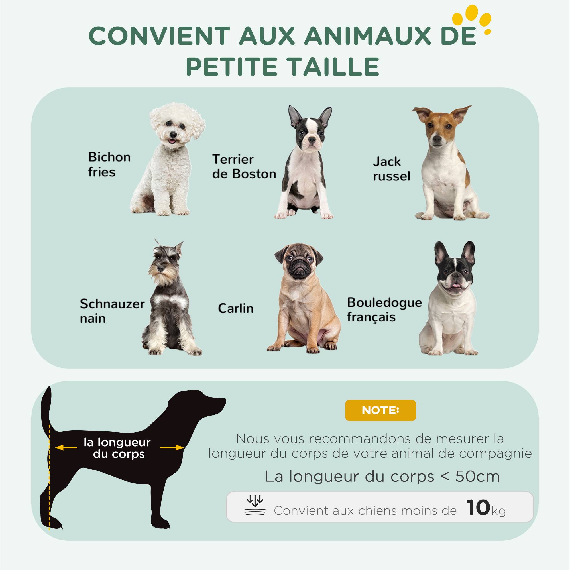 Cage transport pliable acier pour petit chien double porte 76x53x60cm noir - ComfortXL Outdoor Living - Image 8