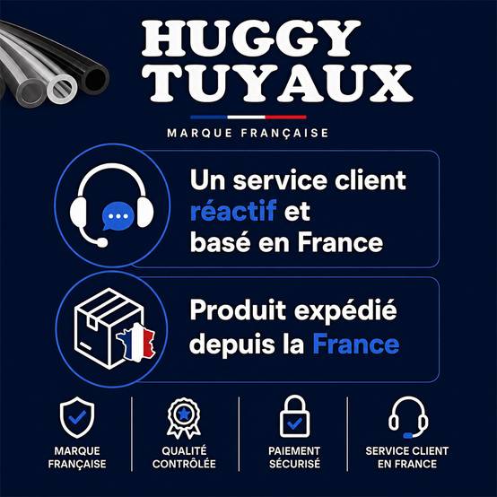 Huggy Tuyaux - Tuyau d'aspiration ALIFLEX Ø 25 mm - Longueur 10 mètres - HUGGY TUYAUX - Image 3