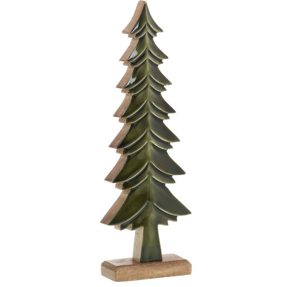Amadeus - Sapins décoratifs en bois de manguier vert (Lot de 3) Amadeus - Imagen 3