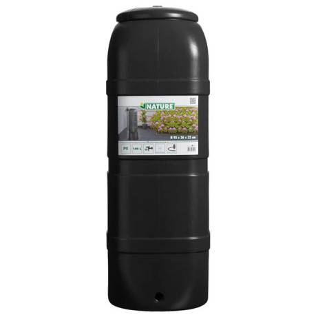 Nature - Récupérateur d'eau de pluie colonne 100 litres, Socle Avec socle - Imagen 1