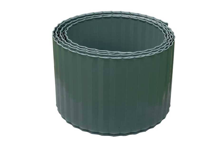 Nortène - Bordure acier ondulé - 600 x H 14 cm - vert Nortene - Imagen 1