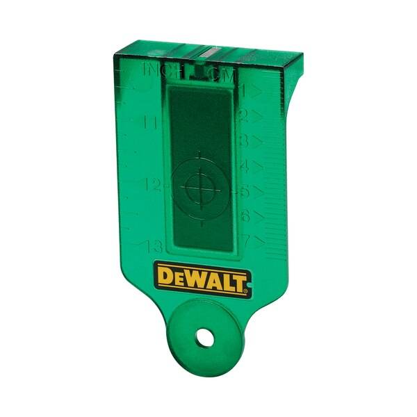 Dewalt - Carte cible DEWALT verte - Avec base magnétique - DE0730G-XJ