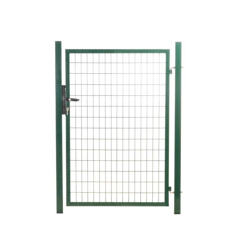 Portillon grillagé en acier galvanisé maille 100 x 50 L 1m x H 1m20 Vert - Easy Clôture - Imagen 1