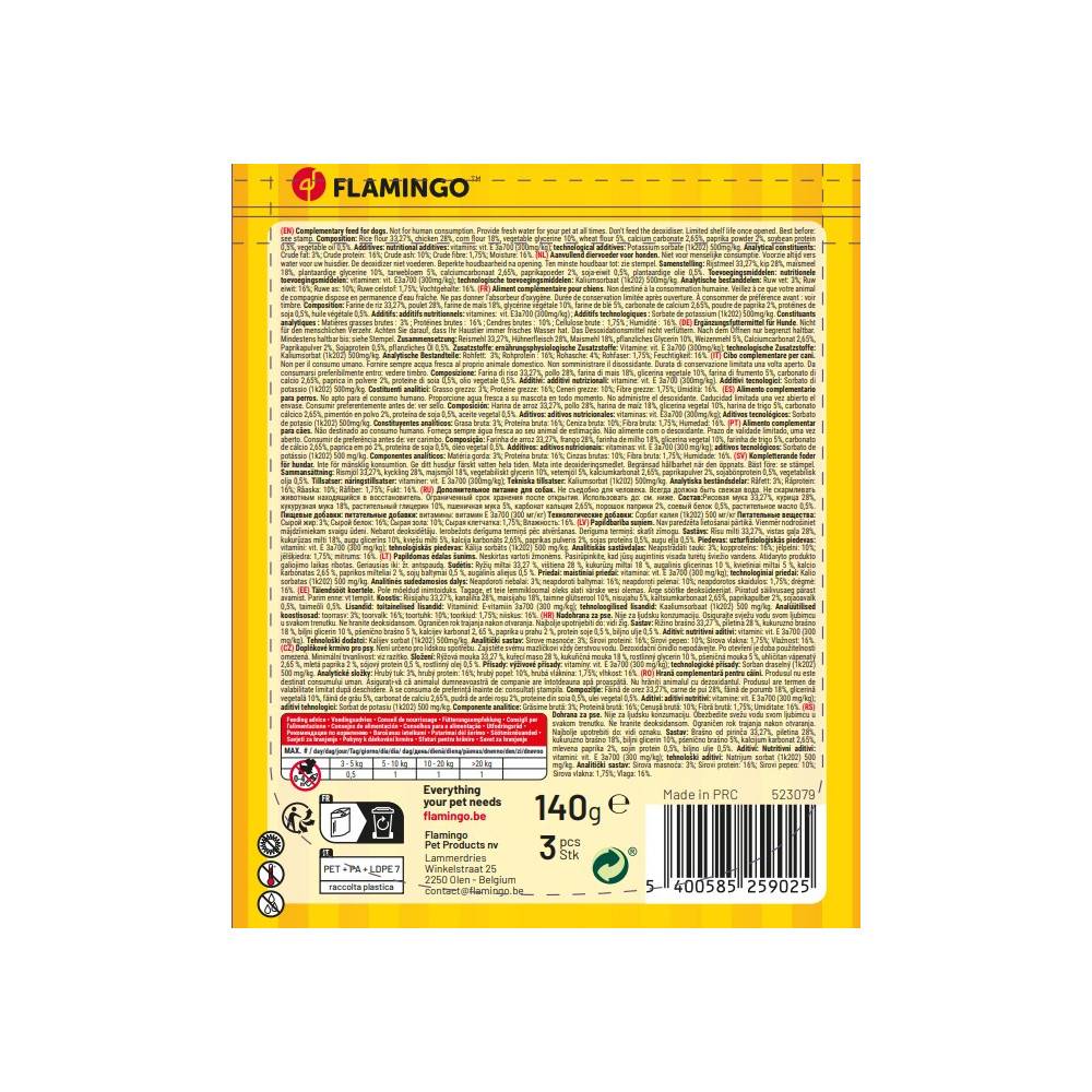 Flamingo - Flamingo - Friandises Fast Food Cuisse de poulet 140 g pour chien - Imagen 5