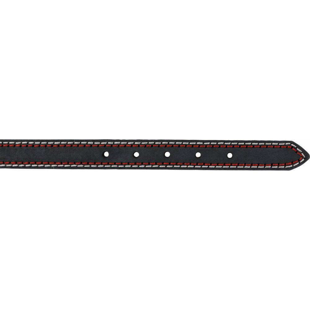 Trixie - Collier cuir L-XL 52-61 cm/30 mm  anthracite pour chien - Imagen 2