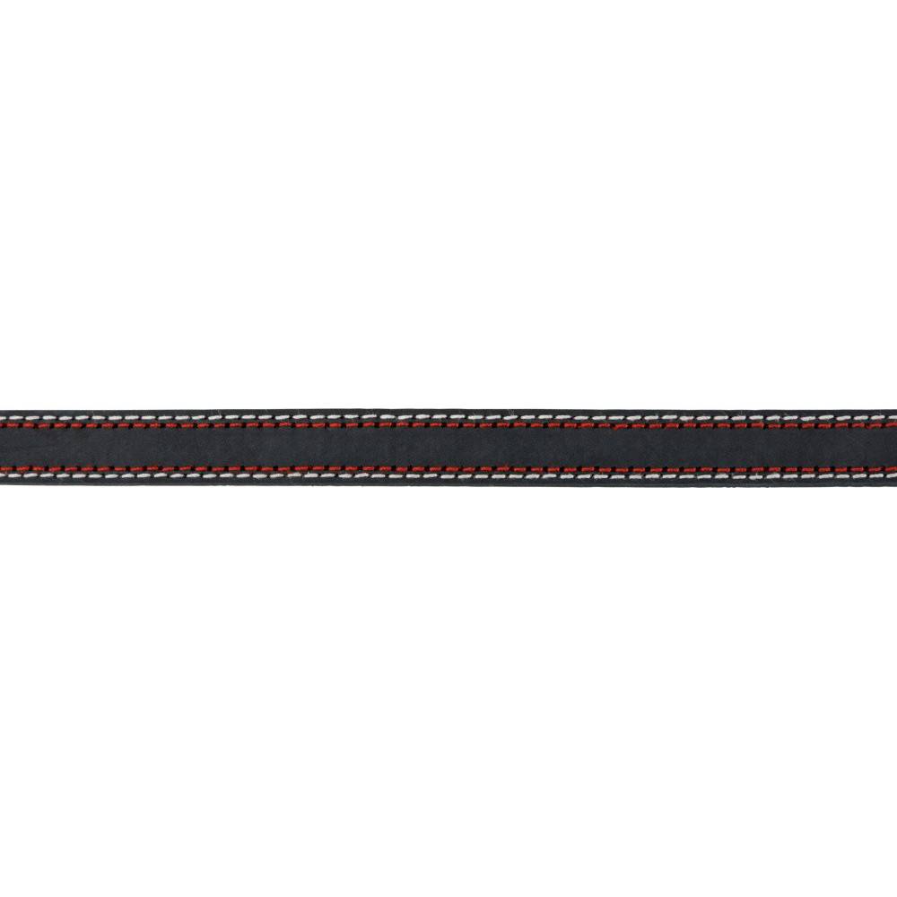 Trixie - Collier cuir L-XL 52-61 cm/30 mm  anthracite pour chien - Imagen 4