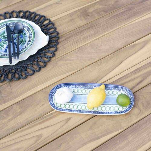 Table de jardin bois teck 6/8 places CALVI - Image 4