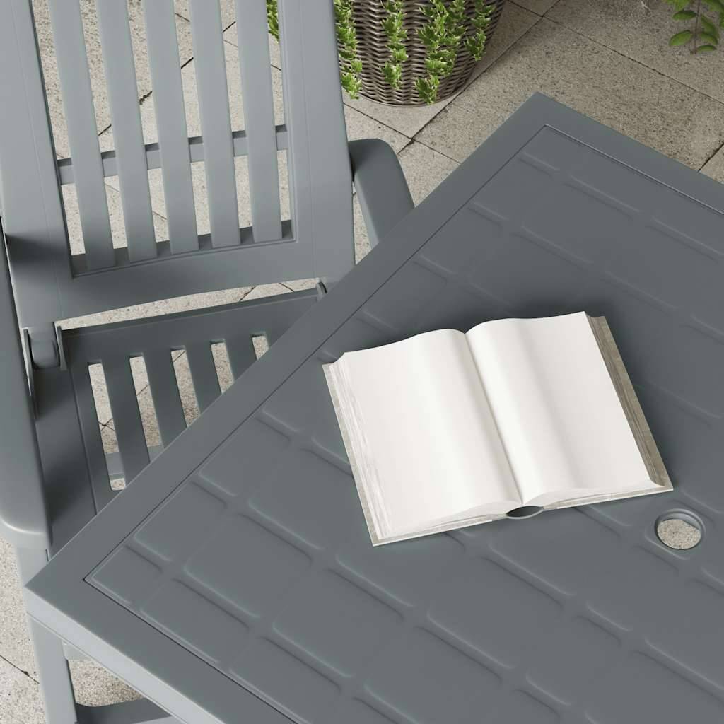 Maison Chic - Table de jardin | Table d'extérieur Vert 80x75x72 cm Plastique - Image 3