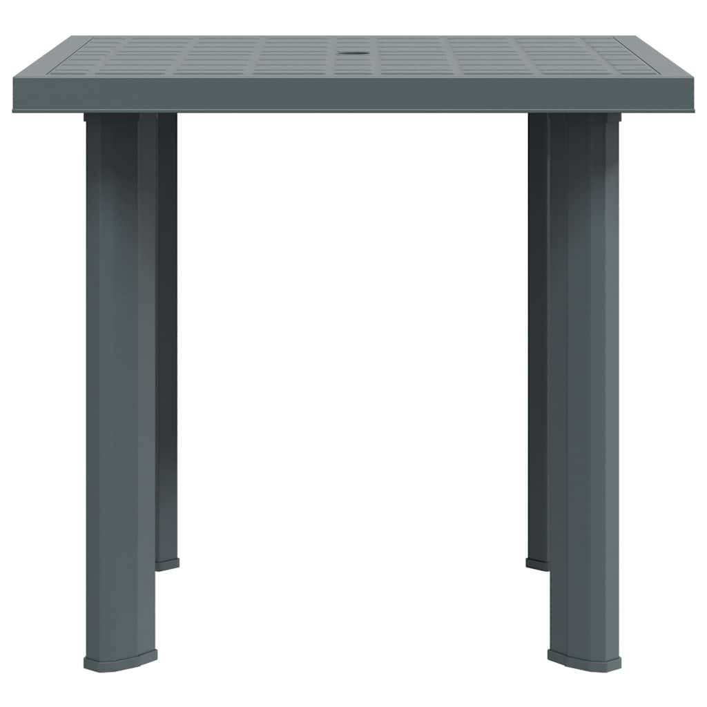 Maison Chic - Table de jardin | Table d'extérieur Vert 80x75x72 cm Plastique - Image 4