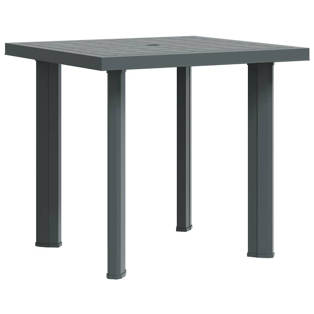 Maison Chic - Table de jardin | Table d'extérieur Vert 80x75x72 cm Plastique - Image 1