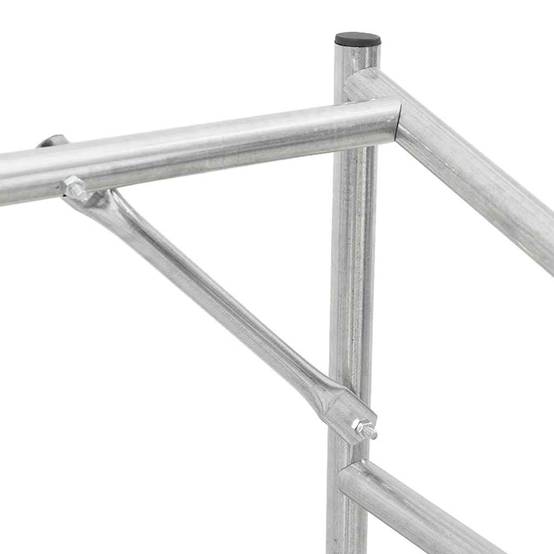 Grand abri à bois vertical 200 cm en acier galvanisé et bâche incluse – ComfortXL Outdoor Living - Image 9
