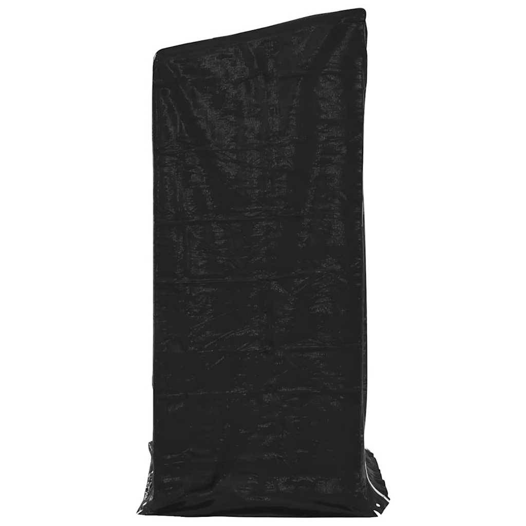 Grand abri à bois vertical 200 cm en acier galvanisé et bâche incluse – ComfortXL Outdoor Living - Image 7