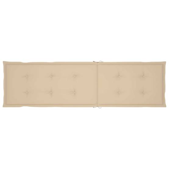 Chaise longue | Transat | Bain de soleil d'extérieur repose-pied et coussin Acacia solide - Image 8