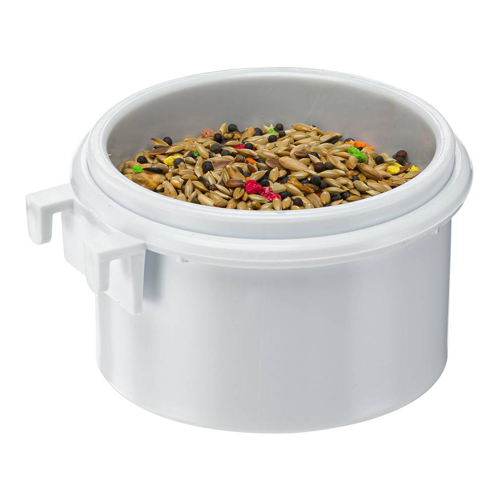 Ferplast - Mangeoire pour Canaris Oiseaux DomestiquesCREMa 2, Bol pour Oiseaux Exotiques, Plastique, Couleurs Mixtes - Imagen 3