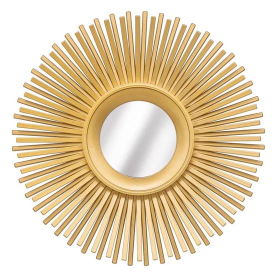 Lot de 3 Miroirs Muraux "Amed" 25cm Or - Image 3