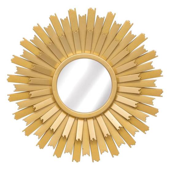 Lot de 3 Miroirs Muraux "Amed" 25cm Or - Image 4