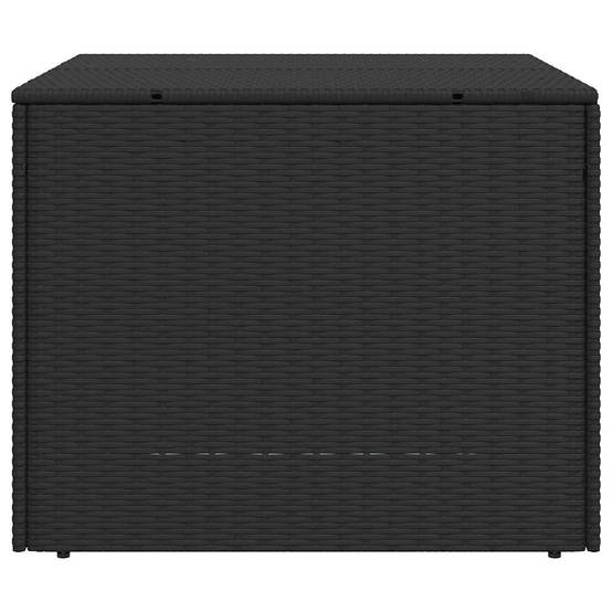 Coffre de Rangement Jardin 291L Résine Tressée Étanche pour Terrasse Noir 80x75x59 cm – ComfortXL Outdoor Living - Image 5